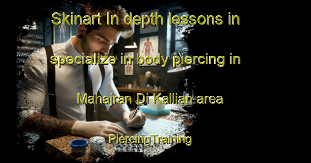 Skinart In-depth lessons in specialize in body piercing in Mahajran Di Kallian area | PiercingTraining | PiercingClasses | SkinartTraining-Pakistan