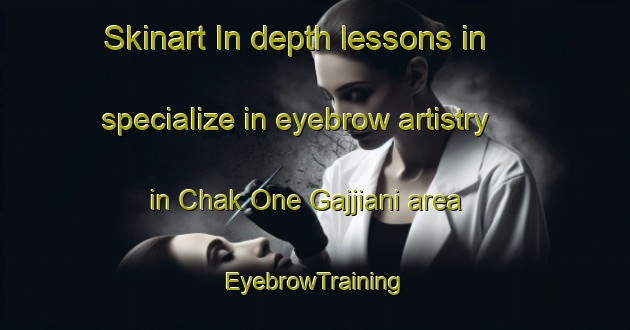 Skinart In-depth lessons in specialize in eyebrow artistry in Chak One Gajjiani area | EyebrowTraining | EyebrowClasses | SkinartTraining-Pakistan