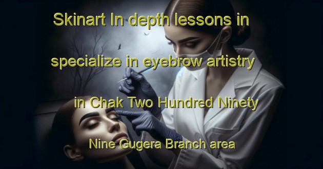 Skinart In-depth lessons in specialize in eyebrow artistry in Chak Two Hundred Ninety Nine Gugera Branch area | EyebrowTraining | EyebrowClasses | SkinartTraining-Pakistan