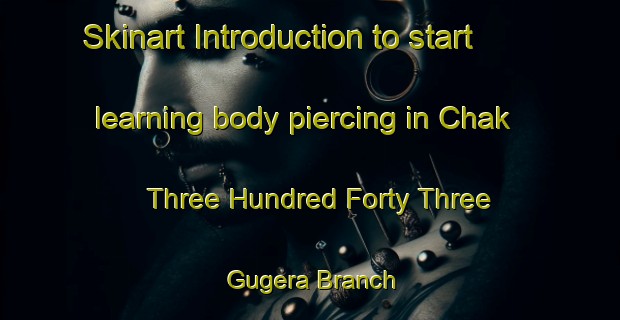 Skinart Introduction to start learning body piercing in Chak Three Hundred Forty Three Gugera Branch | PiercingTraining | PiercingClasses | SkinartTraining-Pakistan