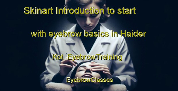 Skinart Introduction to start with eyebrow basics in Haider Kot | EyebrowTraining | EyebrowClasses | SkinartTraining-Pakistan