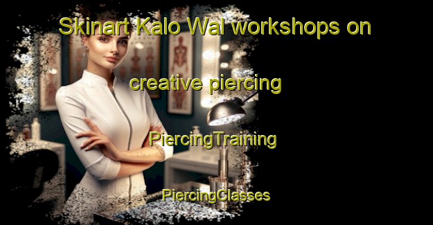 Skinart Kalo Wal workshops on creative piercing | #PiercingTraining #PiercingClasses #SkinartTraining-Pakistan