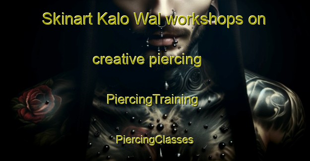 Skinart Kalo Wal workshops on creative piercing | #PiercingTraining #PiercingClasses #SkinartTraining-Pakistan