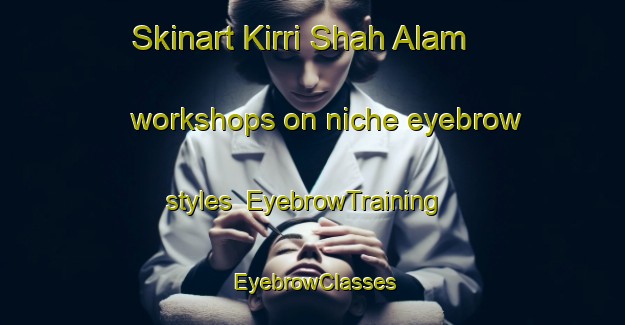 Skinart Kirri Shah Alam workshops on niche eyebrow styles | EyebrowTraining | EyebrowClasses | SkinartTraining-Pakistan