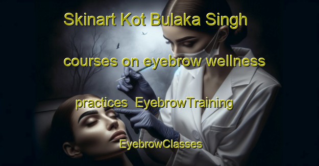 Skinart Kot Bulaka Singh courses on eyebrow wellness practices | EyebrowTraining | EyebrowClasses | SkinartTraining-Pakistan