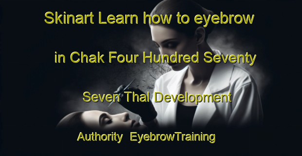 Skinart Learn how to eyebrow in Chak Four Hundred Seventy Seven Thal Development Authority | EyebrowTraining | EyebrowClasses | SkinartTraining-Pakistan