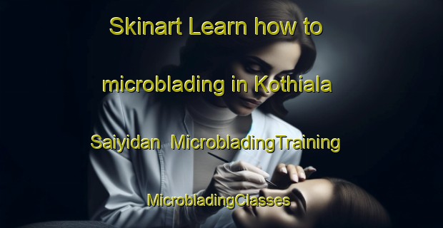 Skinart Learn how to microblading in Kothiala Saiyidan | MicrobladingTraining | MicrobladingClasses | SkinartTraining-Pakistan