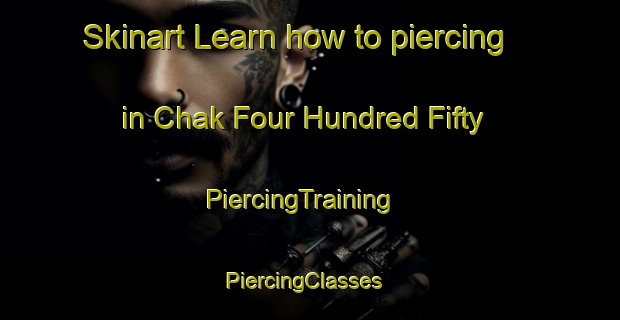 Skinart Learn how to piercing in Chak Four Hundred Fifty | PiercingTraining | PiercingClasses | SkinartTraining-Pakistan
