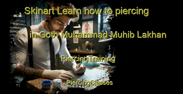 Skinart Learn how to piercing in Goth Muhammad Muhib Lakhan | PiercingTraining | PiercingClasses | SkinartTraining-Pakistan