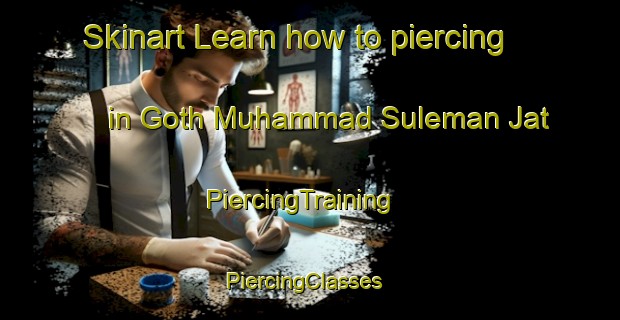 Skinart Learn how to piercing in Goth Muhammad Suleman Jat | PiercingTraining | PiercingClasses | SkinartTraining-Pakistan