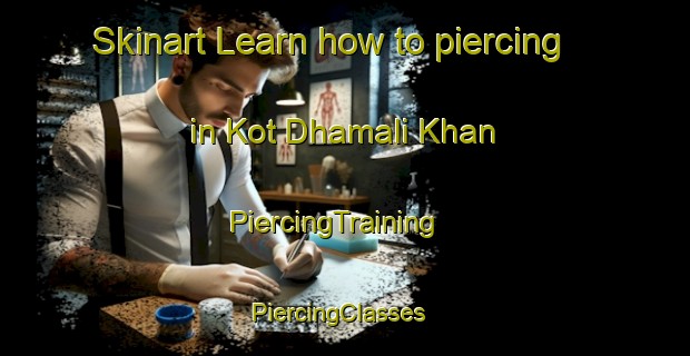 Skinart Learn how to piercing in Kot Dhamali Khan | PiercingTraining | PiercingClasses | SkinartTraining-Pakistan