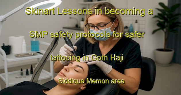 Skinart Lessons in becoming a SMP safety protocols for safer tattooing in Goth Haji Siddique Memon area | SmpTraining | SmpClasses | SkinartTraining-Pakistan
