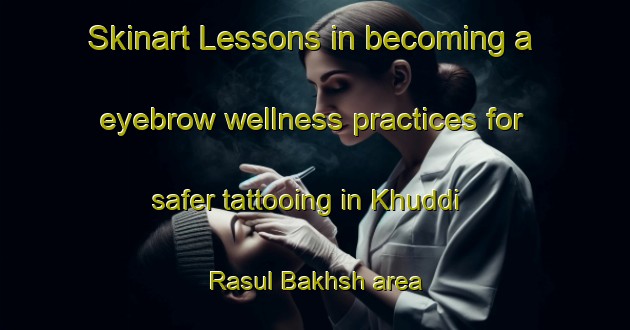 Skinart Lessons in becoming a eyebrow wellness practices for safer tattooing in Khuddi Rasul Bakhsh area | EyebrowTraining | EyebrowClasses | SkinartTraining-Pakistan