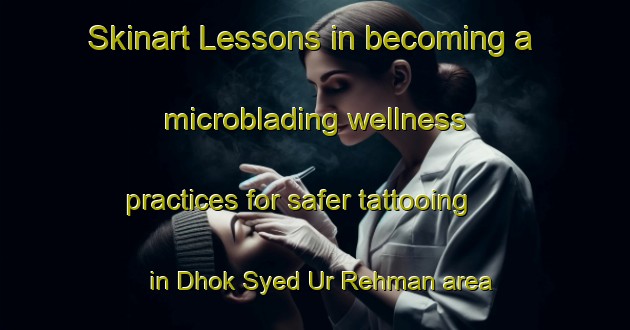 Skinart Lessons in becoming a microblading wellness practices for safer tattooing in Dhok Syed Ur Rehman area | MicrobladingTraining | MicrobladingClasses | SkinartTraining-Pakistan
