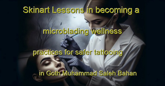 Skinart Lessons in becoming a microblading wellness practices for safer tattooing in Goth Muhammad Saleh Bahan area | MicrobladingTraining | MicrobladingClasses | SkinartTraining-Pakistan