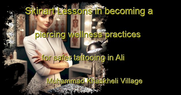 Skinart Lessons in becoming a piercing wellness practices for safer tattooing in Ali Muhammad Khaskheli Village area | PiercingTraining | PiercingClasses | SkinartTraining-Pakistan