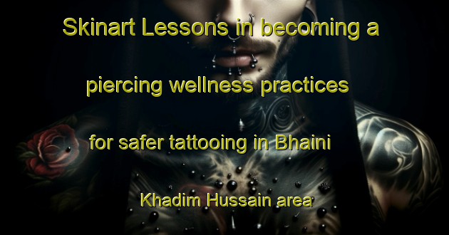 Skinart Lessons in becoming a piercing wellness practices for safer tattooing in Bhaini Khadim Hussain area | PiercingTraining | PiercingClasses | SkinartTraining-Pakistan