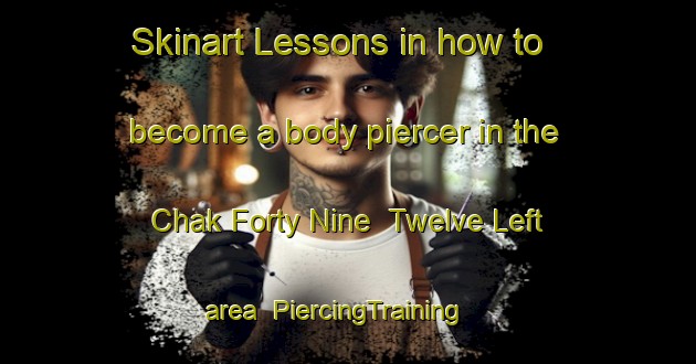 Skinart Lessons in how to become a body piercer in the Chak Forty Nine  Twelve Left area | PiercingTraining | PiercingClasses | SkinartTraining-Pakistan