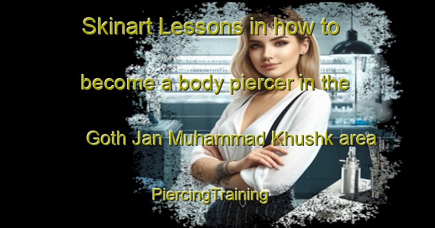 Skinart Lessons in how to become a body piercer in the Goth Jan Muhammad Khushk area | PiercingTraining | PiercingClasses | SkinartTraining-Pakistan