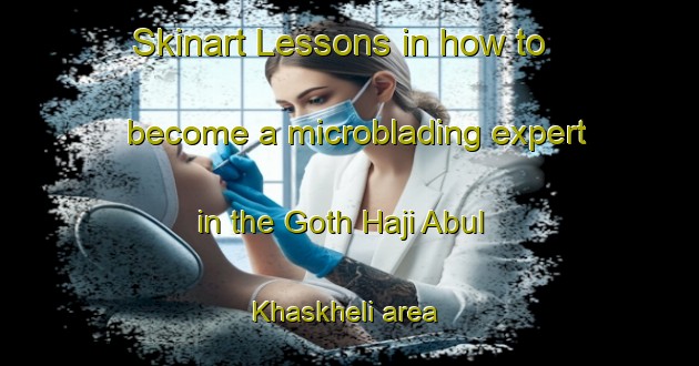 Skinart Lessons in how to become a microblading expert in the Goth Haji Abul Khaskheli area | MicrobladingTraining | MicrobladingClasses | SkinartTraining-Pakistan