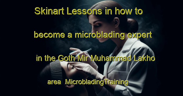 Skinart Lessons in how to become a microblading expert in the Goth Mir Muhammad Lakho area | MicrobladingTraining | MicrobladingClasses | SkinartTraining-Pakistan