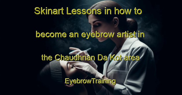 Skinart Lessons in how to become an eyebrow artist in the Chaudhrian Da Kot area | EyebrowTraining | EyebrowClasses | SkinartTraining-Pakistan