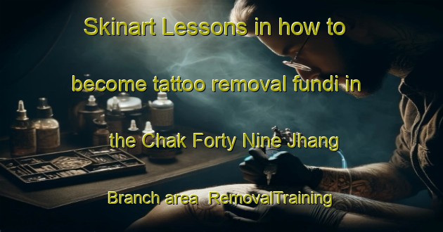 Skinart Lessons in how to become tattoo removal fundi in the Chak Forty Nine Jhang Branch area | RemovalTraining | RemovalClasses | SkinartTraining-Pakistan