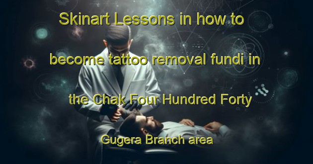 Skinart Lessons in how to become tattoo removal fundi in the Chak Four Hundred Forty Gugera Branch area | RemovalTraining | RemovalClasses | SkinartTraining-Pakistan