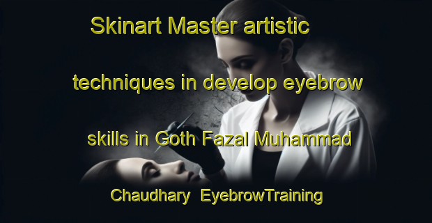 Skinart Master artistic techniques in develop eyebrow skills in Goth Fazal Muhammad Chaudhary | EyebrowTraining | EyebrowClasses | SkinartTraining-Pakistan