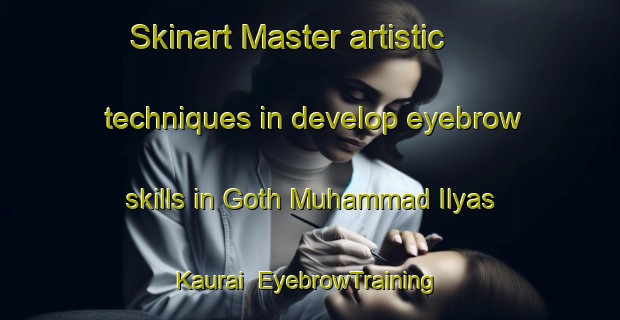 Skinart Master artistic techniques in develop eyebrow skills in Goth Muhammad Ilyas Kaurai | EyebrowTraining | EyebrowClasses | SkinartTraining-Pakistan