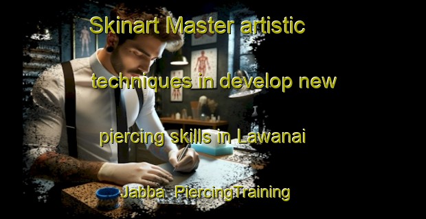 Skinart Master artistic techniques in develop new piercing skills in Lawanai Jabba | PiercingTraining | PiercingClasses | SkinartTraining-Pakistan