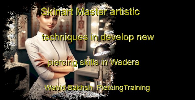 Skinart Master artistic techniques in develop new piercing skills in Wadera Wahid Bakhsh | PiercingTraining | PiercingClasses | SkinartTraining-Pakistan