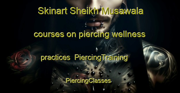 Skinart Sheikh Musawala courses on piercing wellness practices | PiercingTraining | PiercingClasses | SkinartTraining-Pakistan