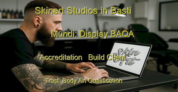 Skinart Studios in Basti Mundi: Display BAQA Accreditation - Build Client Trust | Body Art Qualification Authority | BAQA-Pakistan