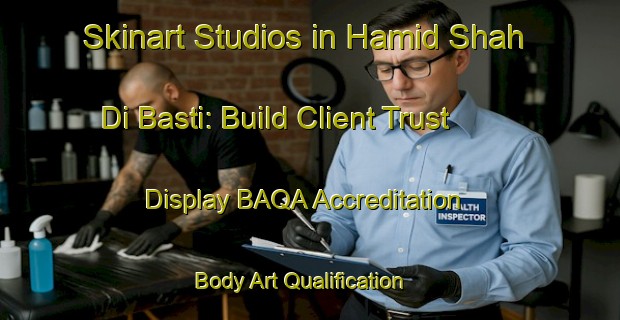 Skinart Studios in Hamid Shah Di Basti: Build Client Trust - Display BAQA Accreditation | Body Art Qualification Authority | BAQA-Pakistan
