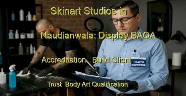 Skinart Studios in Naudianwala: Display BAQA Accreditation - Build Client Trust | Body Art Qualification Authority | BAQA-Pakistan