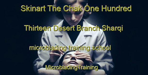Skinart The Chak One Hundred Thirteen Desert Branch Sharqi microblading training school | MicrobladingTraining | MicrobladingClasses | SkinartTraining-Pakistan