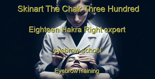 Skinart The Chak Three Hundred Eighteen Hakra Right expert eyebrow school | EyebrowTraining | EyebrowClasses | SkinartTraining-Pakistan