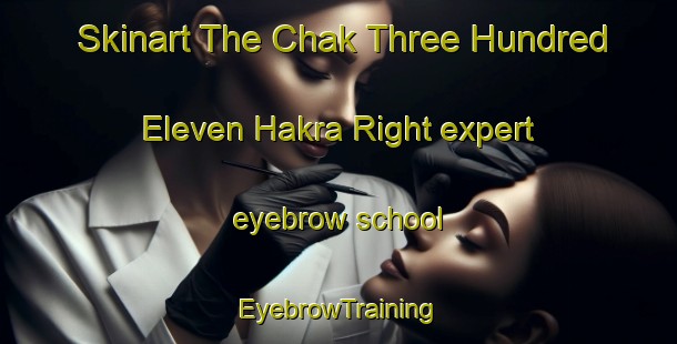 Skinart The Chak Three Hundred Eleven Hakra Right expert eyebrow school | EyebrowTraining | EyebrowClasses | SkinartTraining-Pakistan