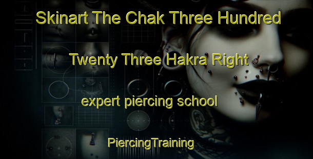 Skinart The Chak Three Hundred Twenty Three Hakra Right expert piercing school | PiercingTraining | PiercingClasses | SkinartTraining-Pakistan