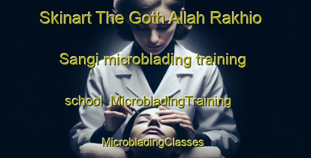 Skinart The Goth Allah Rakhio Sangi microblading training school | MicrobladingTraining | MicrobladingClasses | SkinartTraining-Pakistan