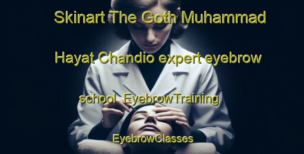 Skinart The Goth Muhammad Hayat Chandio expert eyebrow school | EyebrowTraining | EyebrowClasses | SkinartTraining-Pakistan