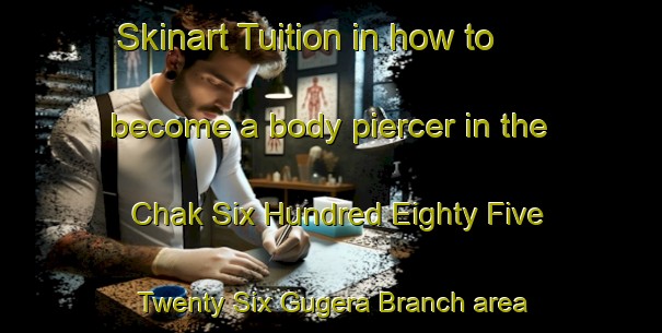 Skinart Tuition in how to become a body piercer in the Chak Six Hundred Eighty Five Twenty Six Gugera Branch area | PiercingTraining | PiercingClasses | SkinartTraining-Pakistan