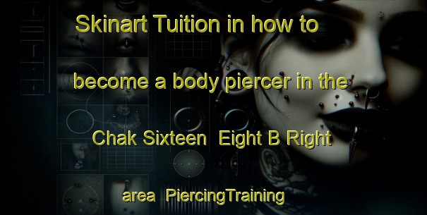 Skinart Tuition in how to become a body piercer in the Chak Sixteen  Eight B Right area | PiercingTraining | PiercingClasses | SkinartTraining-Pakistan