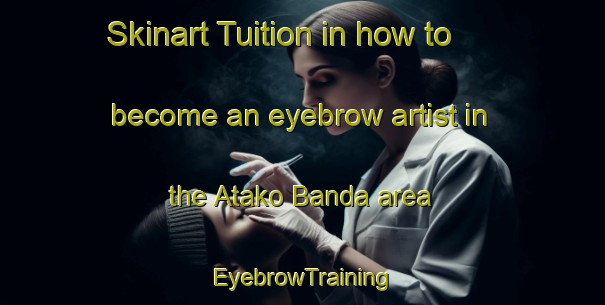 Skinart Tuition in how to become an eyebrow artist in the Atako Banda area | EyebrowTraining | EyebrowClasses | SkinartTraining-Pakistan