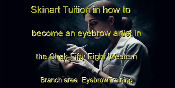 Skinart Tuition in how to become an eyebrow artist in the Chak Fifty Eight Western Branch area | EyebrowTraining | EyebrowClasses | SkinartTraining-Pakistan