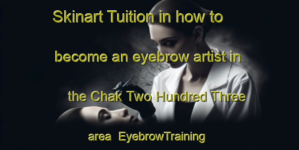 Skinart Tuition in how to become an eyebrow artist in the Chak Two Hundred Three area | EyebrowTraining | EyebrowClasses | SkinartTraining-Pakistan
