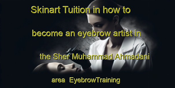 Skinart Tuition in how to become an eyebrow artist in the Sher Muhammad Ahmadani area | EyebrowTraining | EyebrowClasses | SkinartTraining-Pakistan
