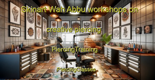 Skinart Wah Abbu workshops on creative piercing | PiercingTraining | PiercingClasses | SkinartTraining-Pakistan