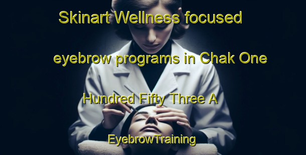 Skinart Wellness-focused eyebrow programs in Chak One Hundred Fifty Three A | EyebrowTraining | EyebrowClasses | SkinartTraining-Pakistan